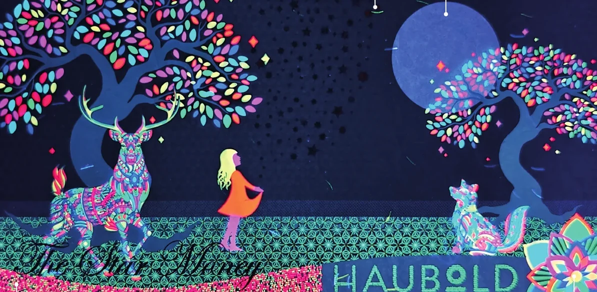 Musterbanknote „The Star Money“ – UV-Licht